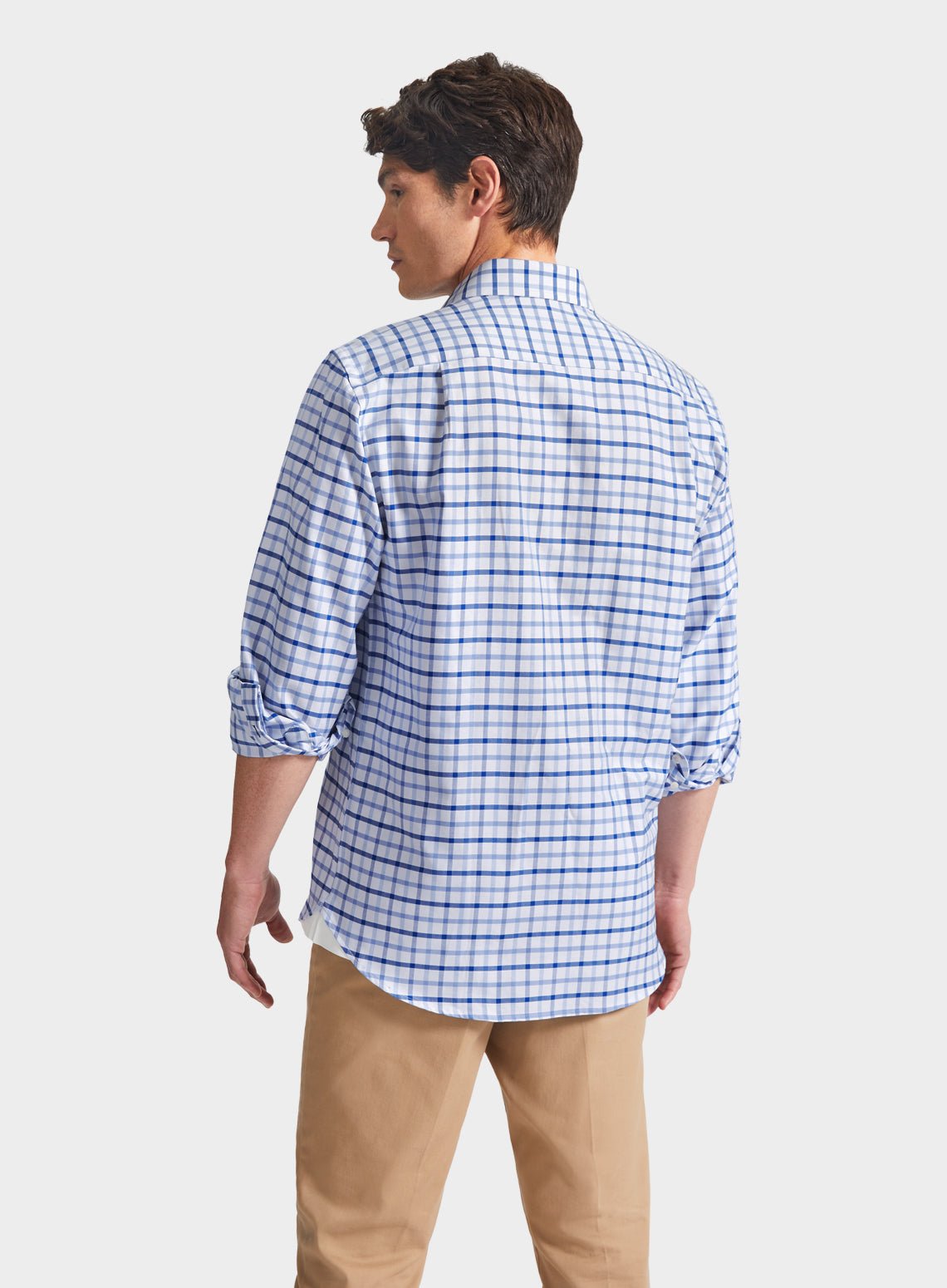 Classic Shirt in Multi Blue Check