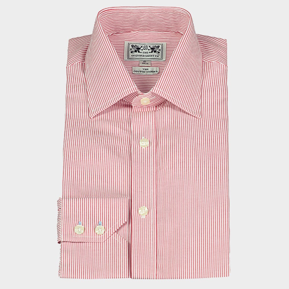 Classic Shirt in Red Stripe