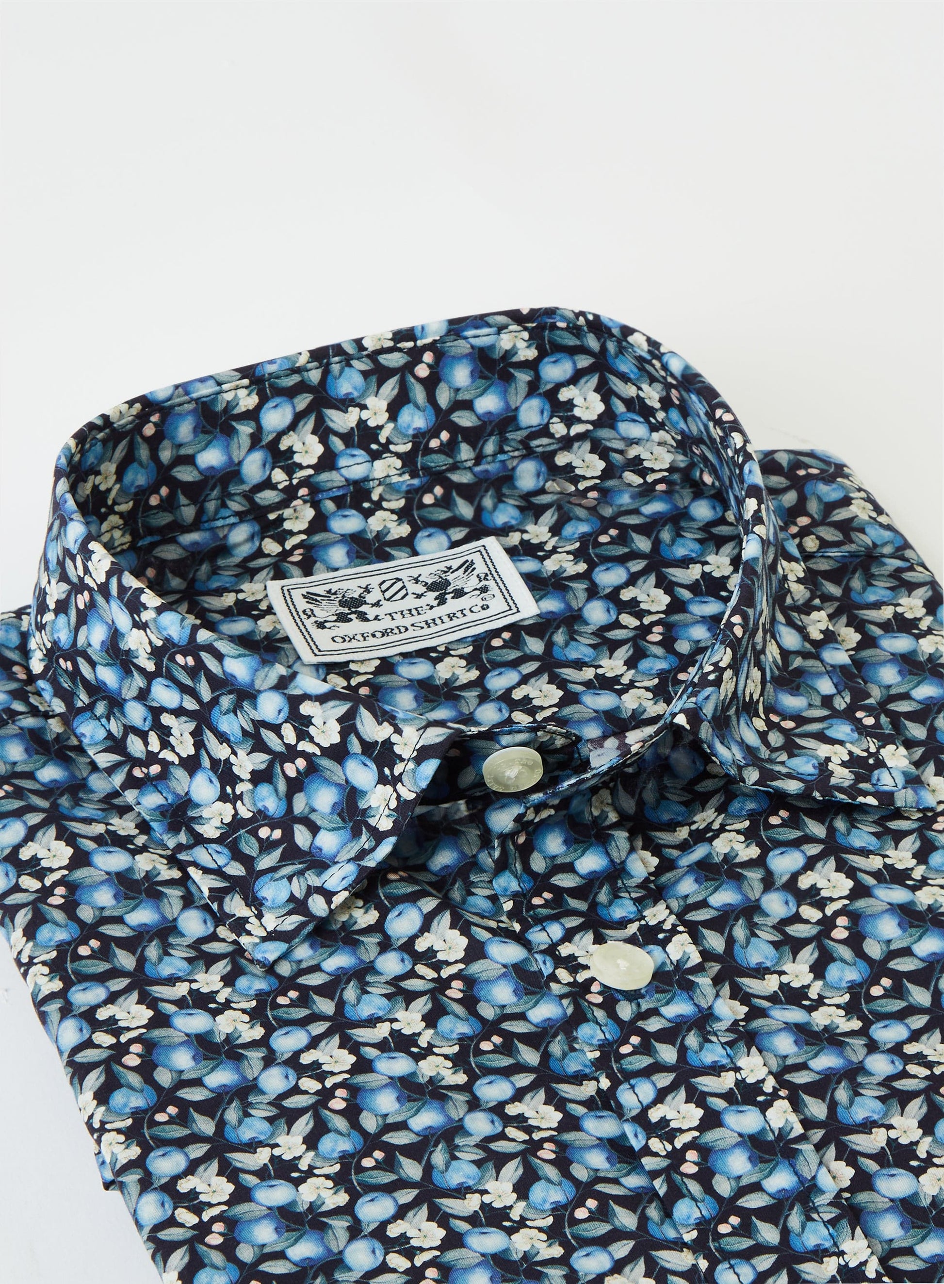 Mens Elvington Orchard Made with Liberty Fabric Shirt - Oxford Shirt Co.