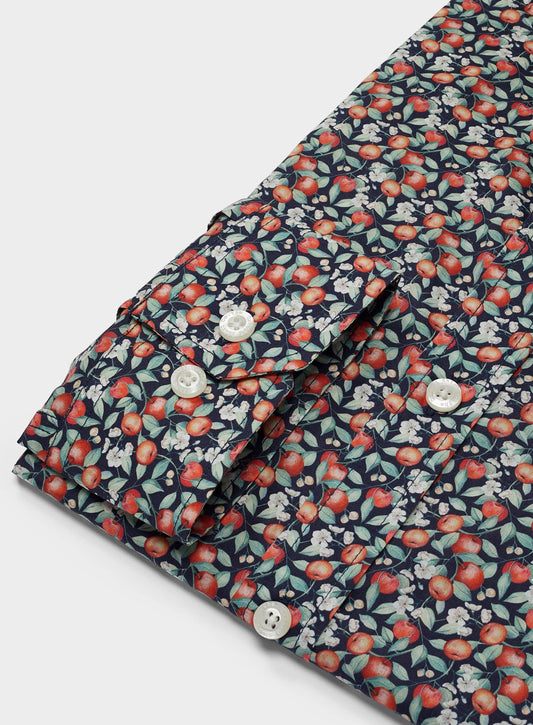 Elvington Orchard Red - Made with Liberty Fabric
