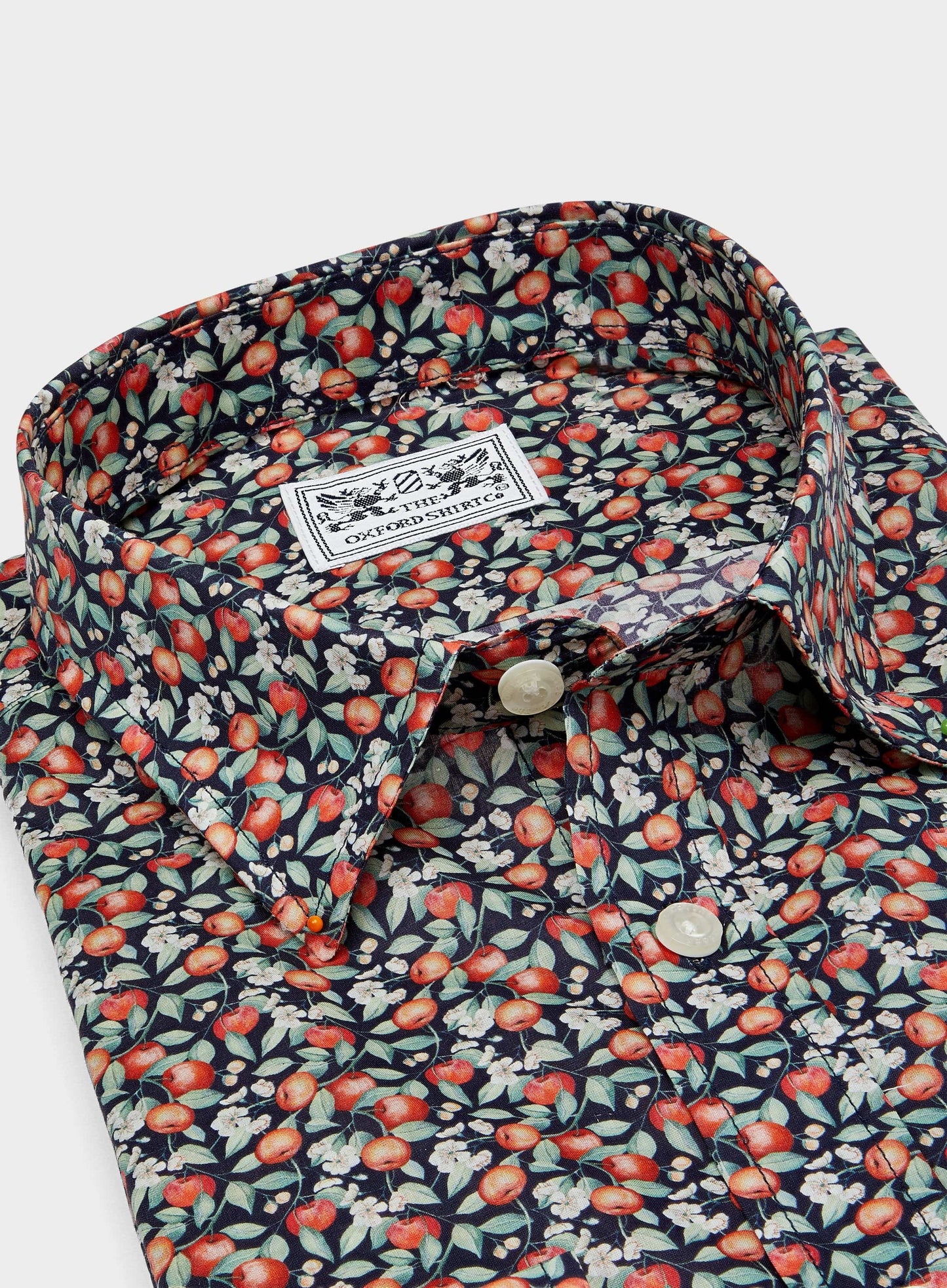 Elvington Orchard Red - Made with Liberty Fabric