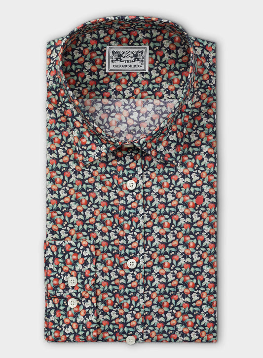 Elvington Orchard Red - Made with Liberty Fabric