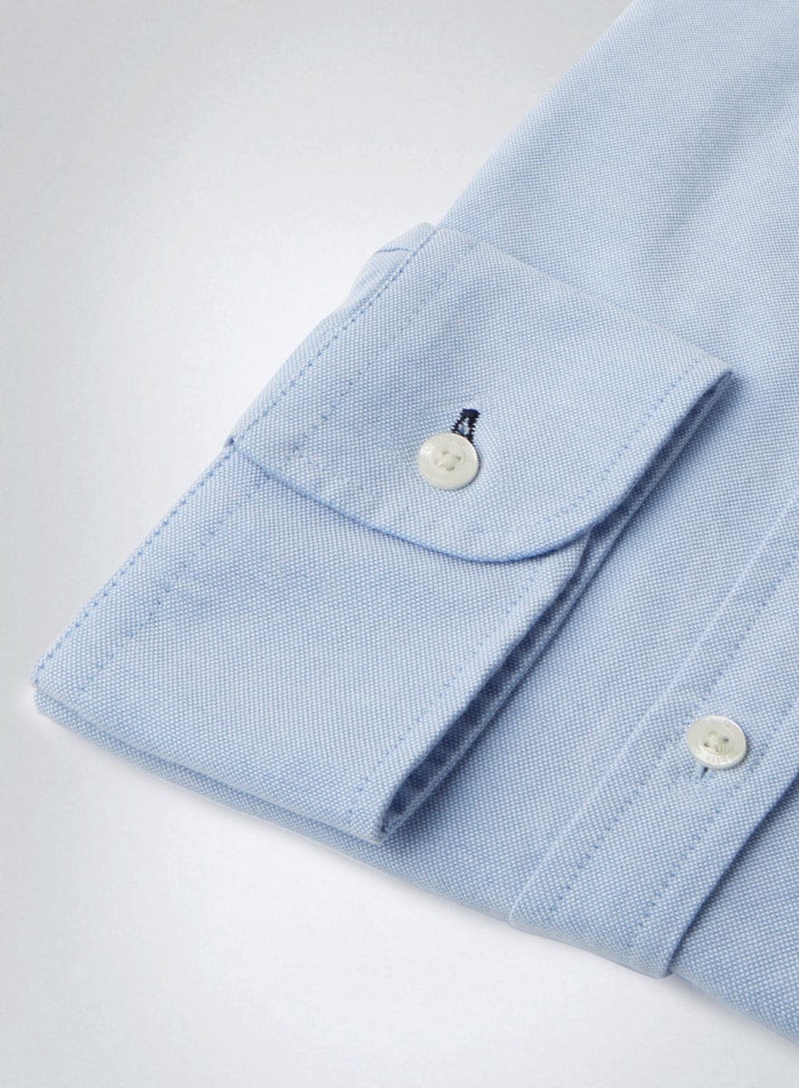 Fitted Oxford Shirt - Blue
