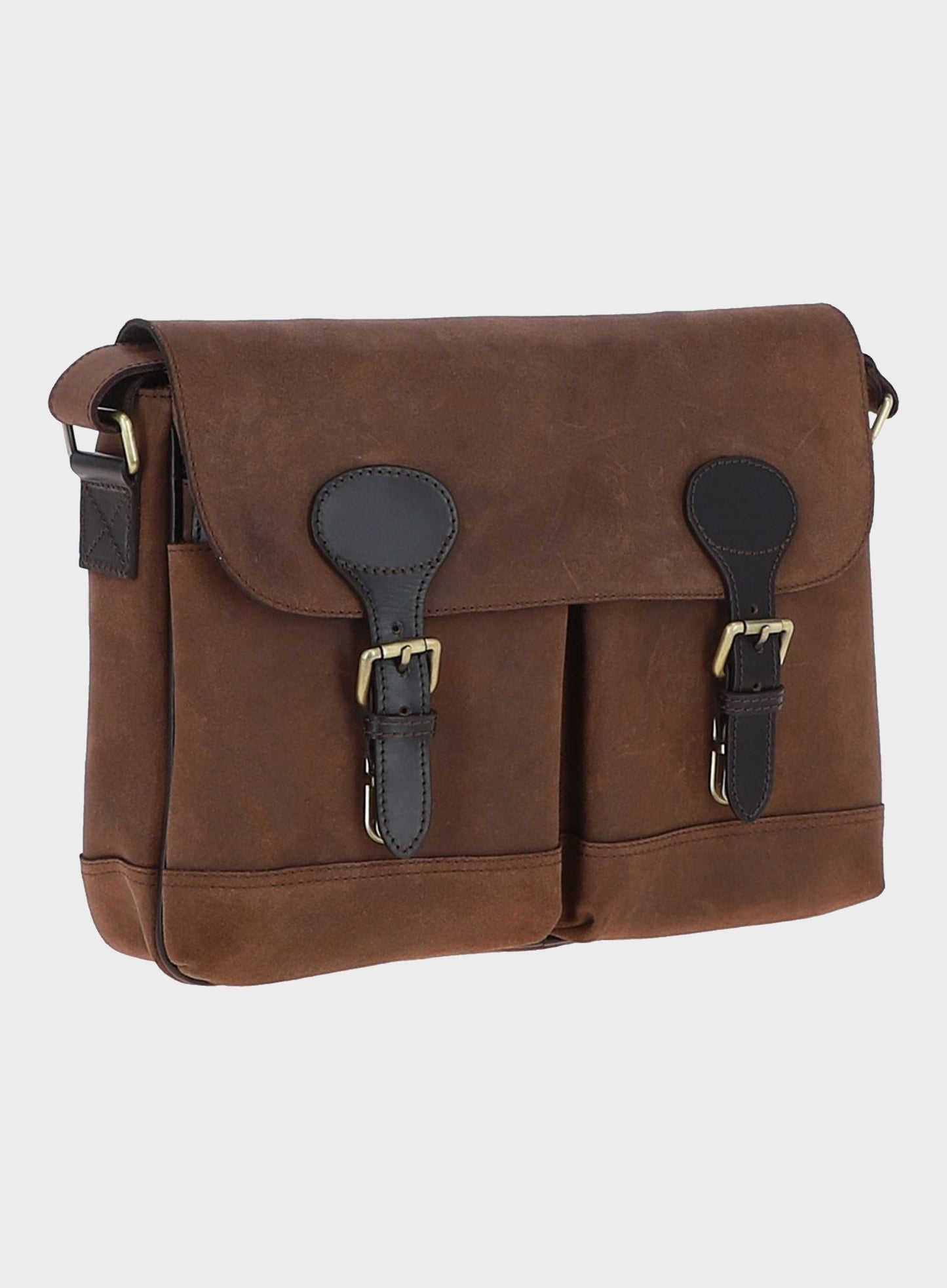 Keble Laptop Bag - Brown