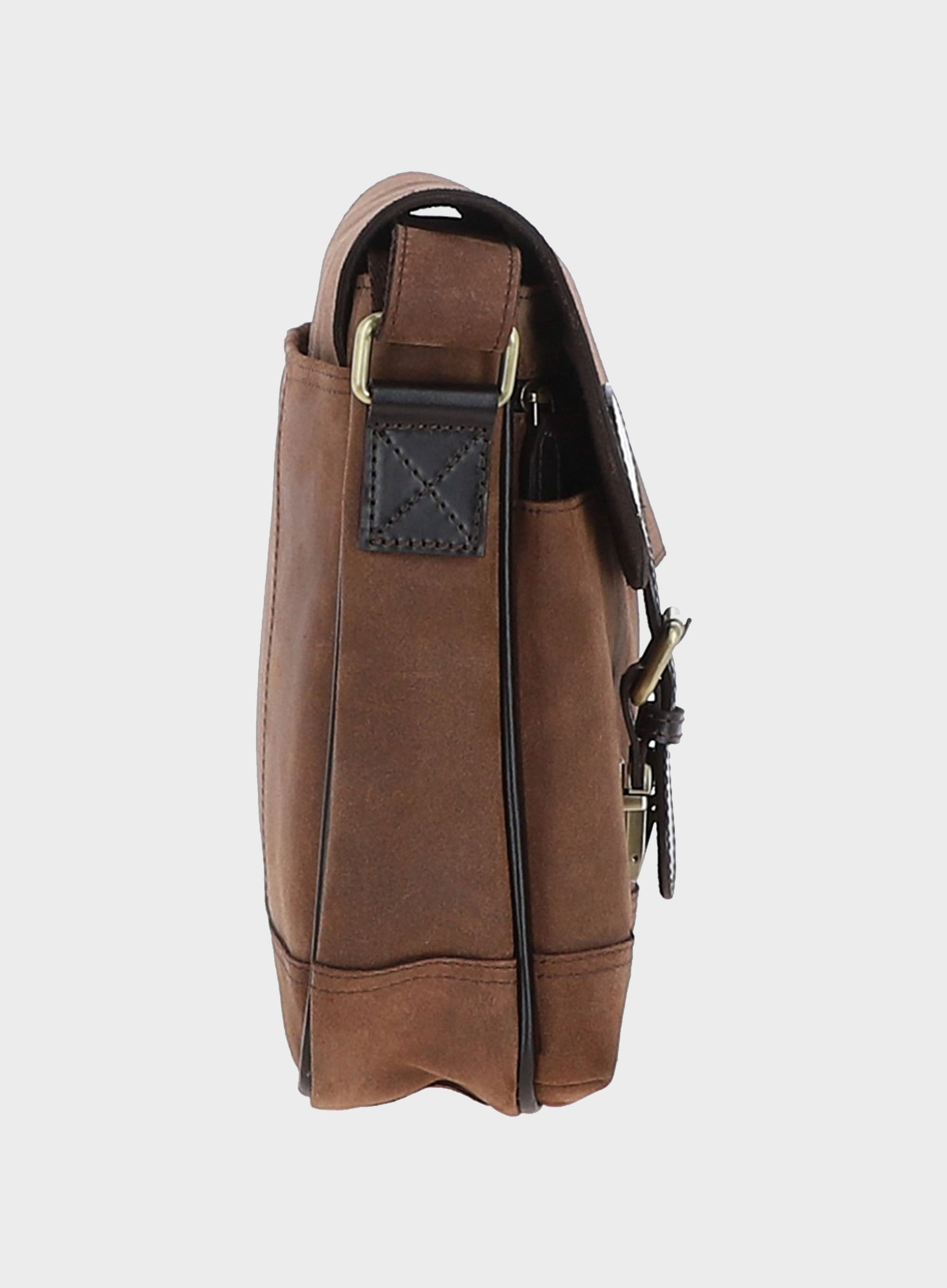 Keble Laptop Bag - Brown