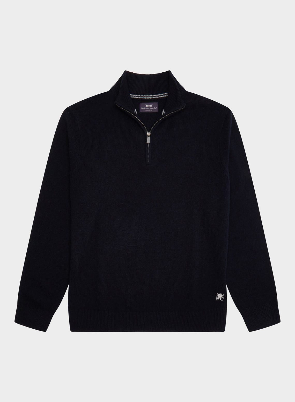 Lambswool 1/4 Zip in Navy