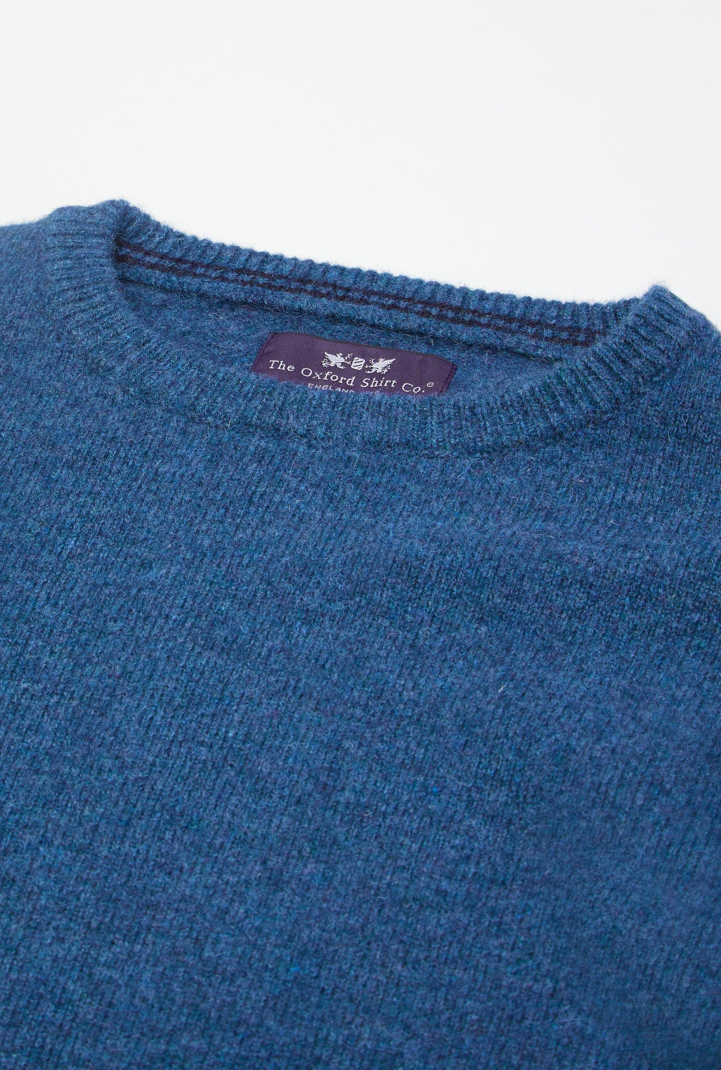 Lambswool Crew Neck in Blue