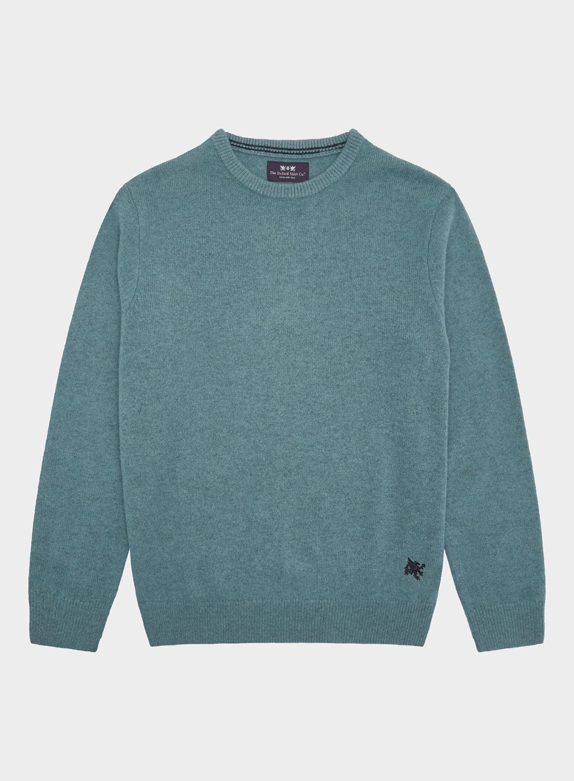 Lambswool Crew Neck in Green