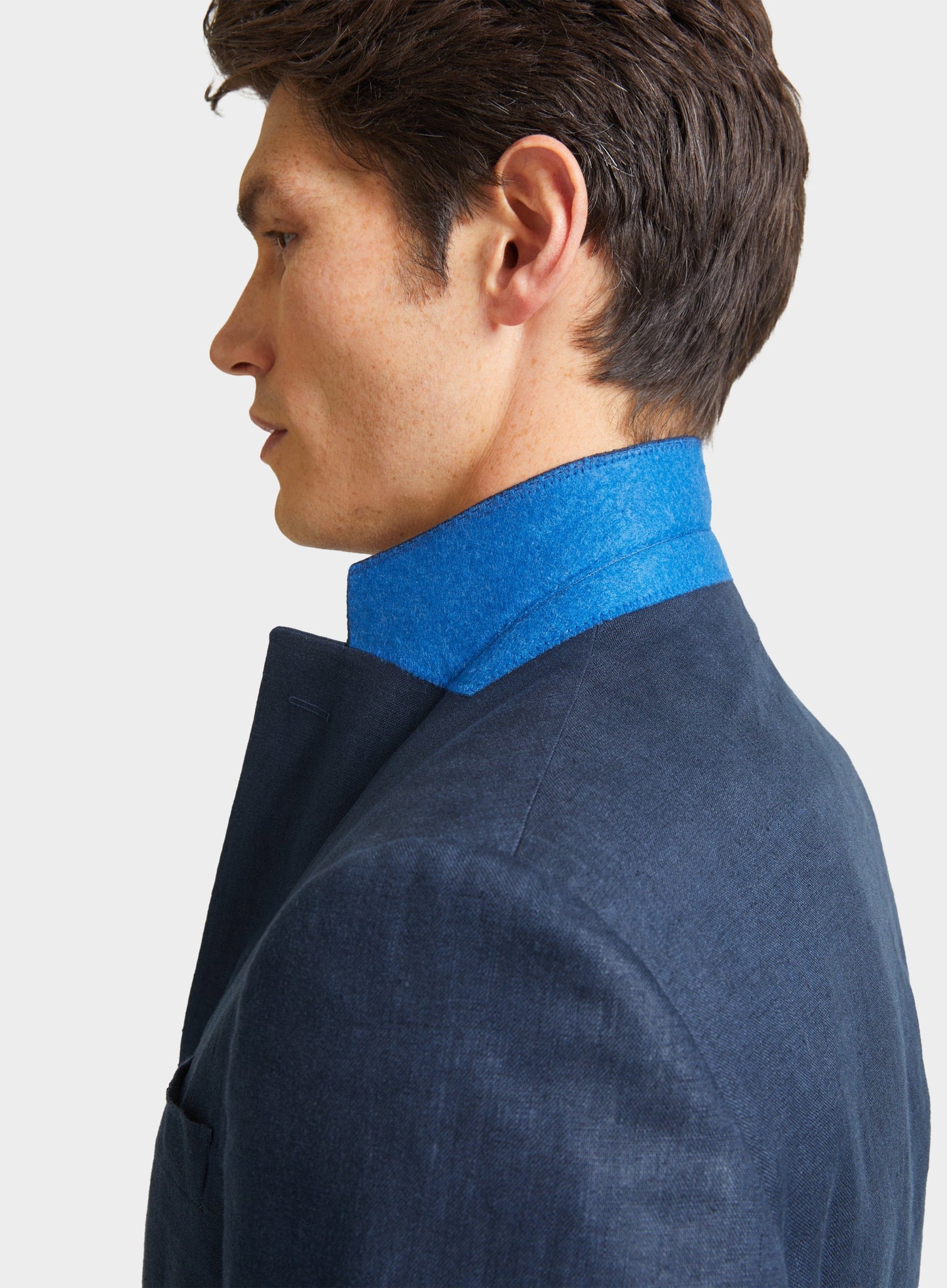 Linen Jacket - Navy
