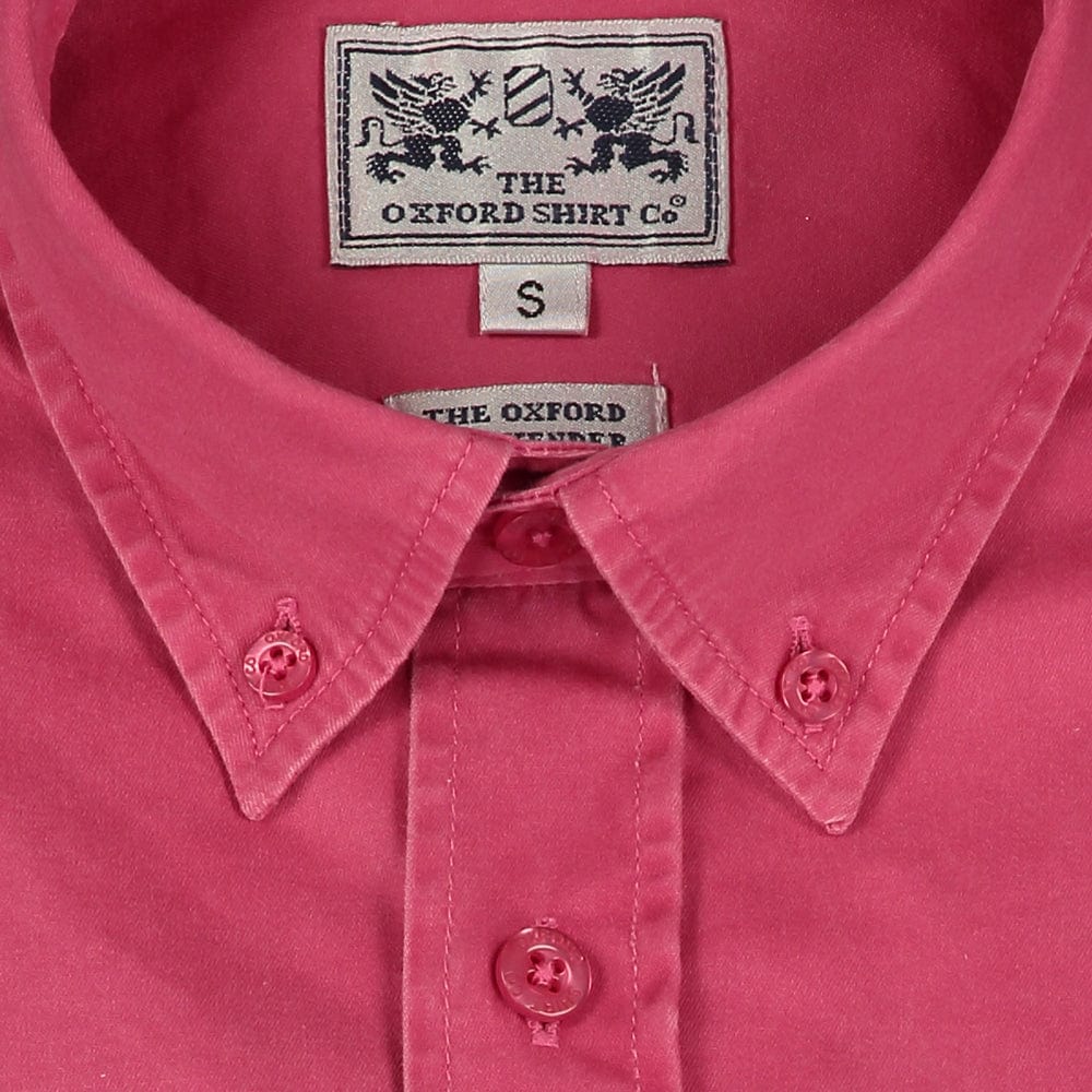 Long Sleeved Weekender Shirt in Bright Pink