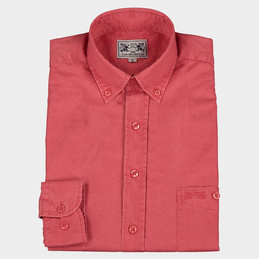 Long Sleeved Weekender Shirt in Red