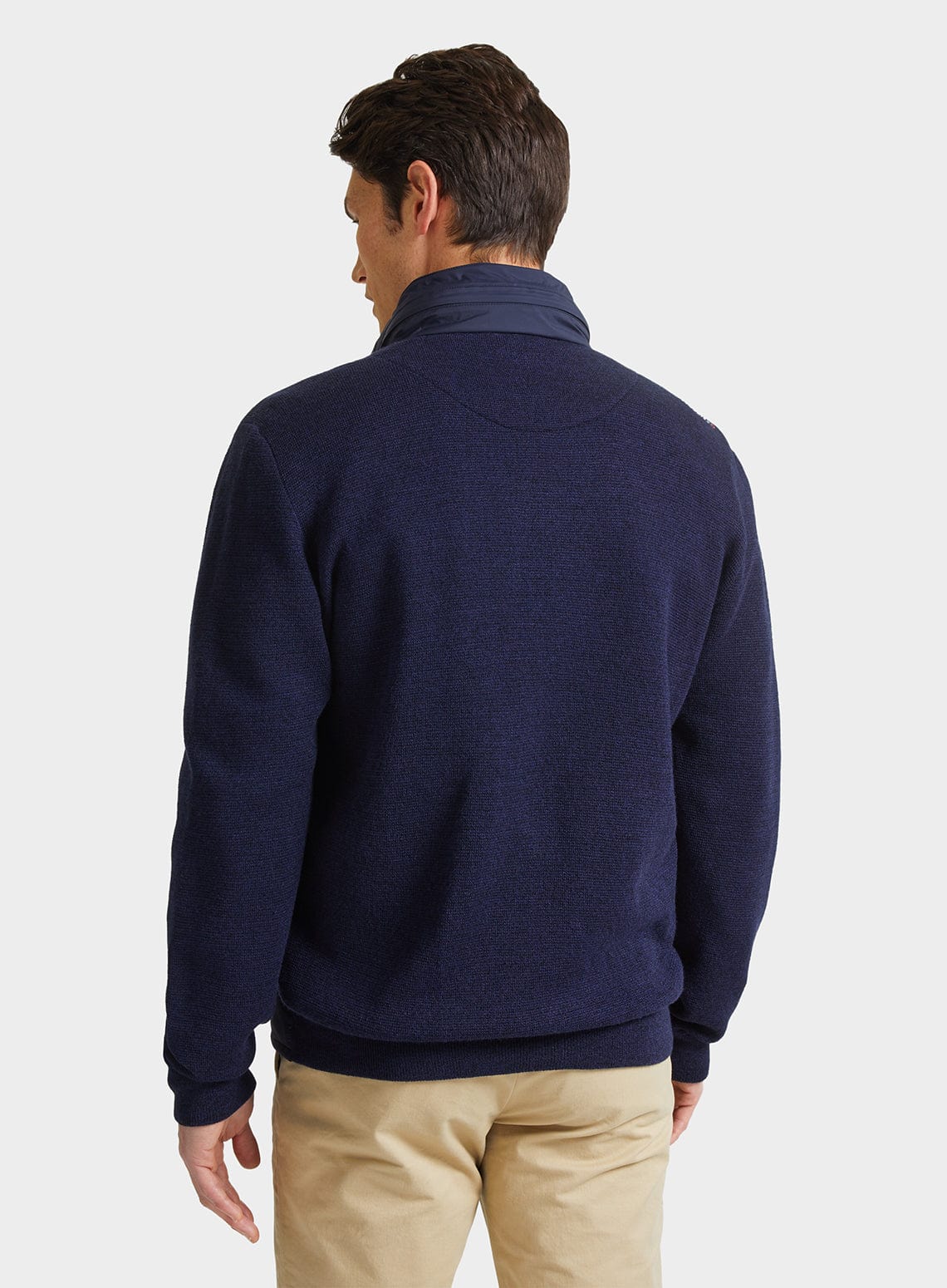 Merino Hybrid Jacket - Navy