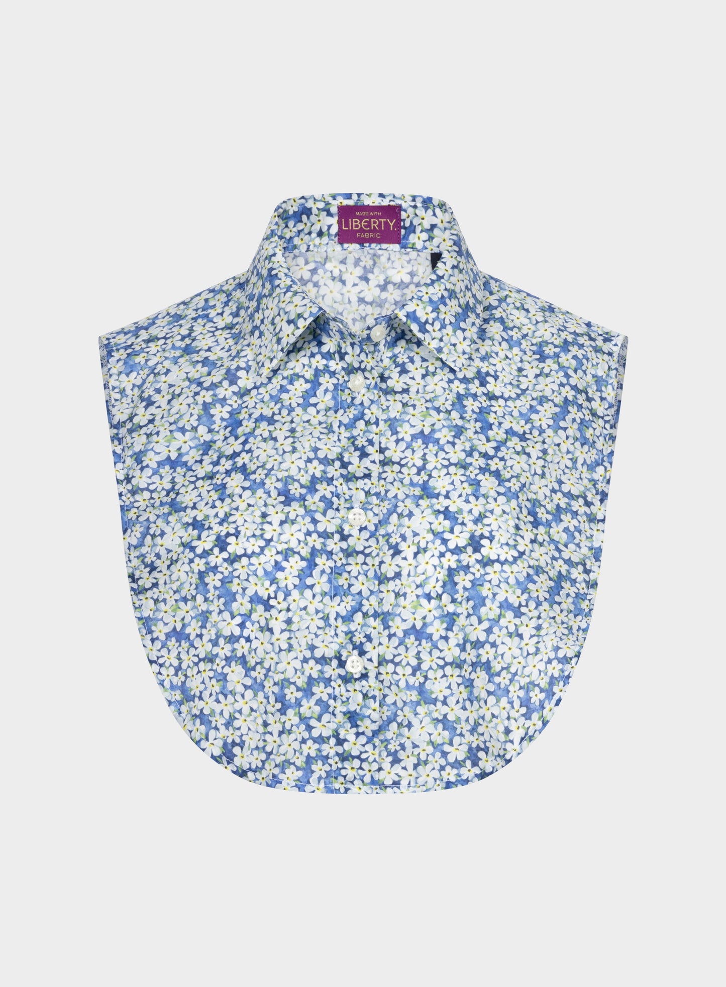 Petal Wish Fake Collar Shirt - Made with Liberty Fabric