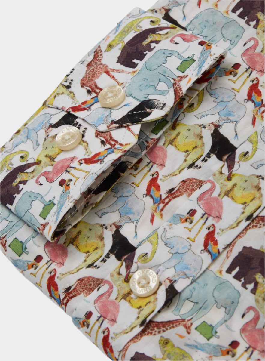 Queue for the Zoo Pastels - Made with Liberty Fabric