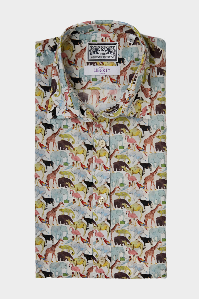 Queue for the Zoo Pastels - Made with Liberty Fabric