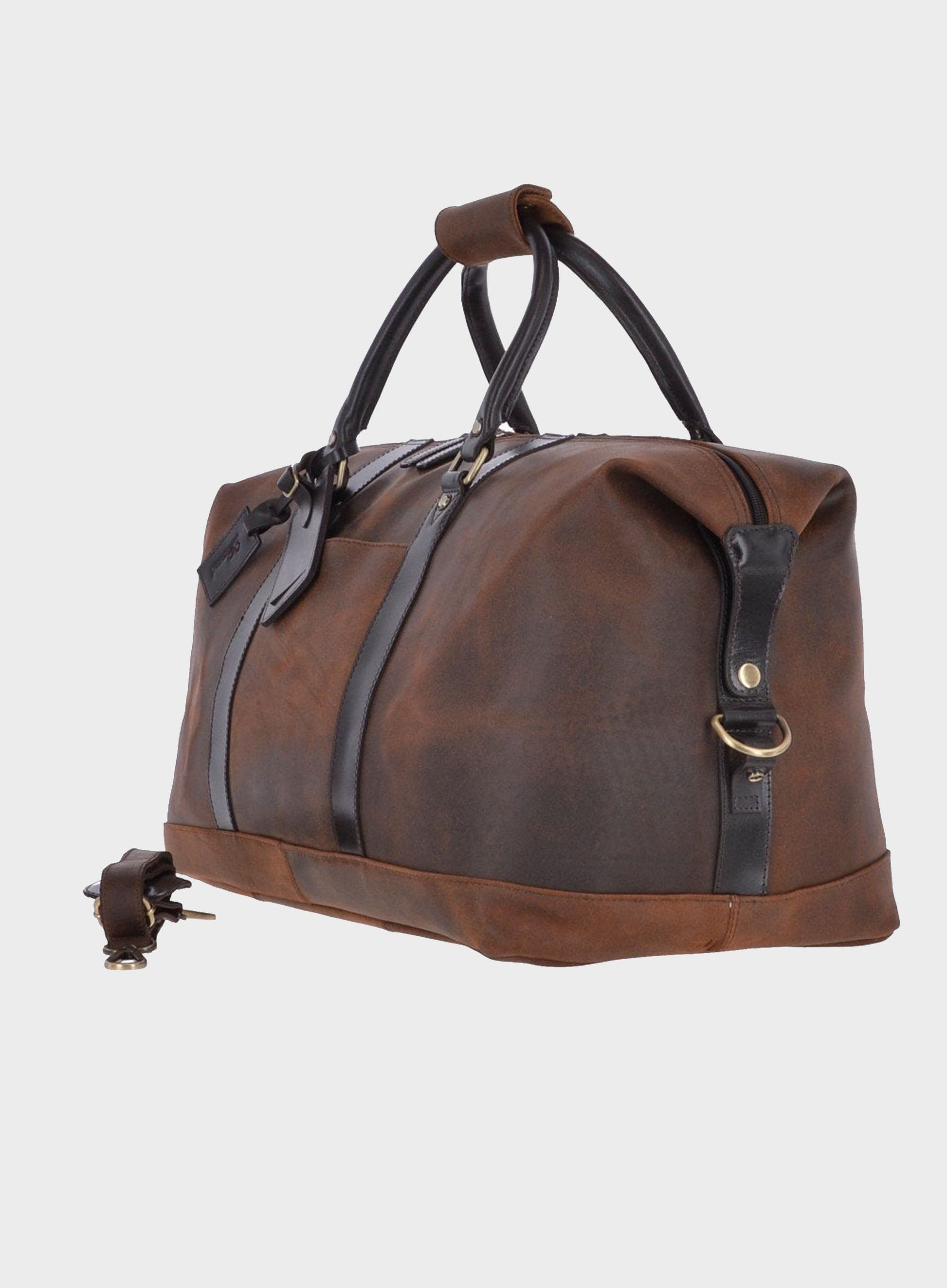 Varsity Travel Weekend Bag - Brown