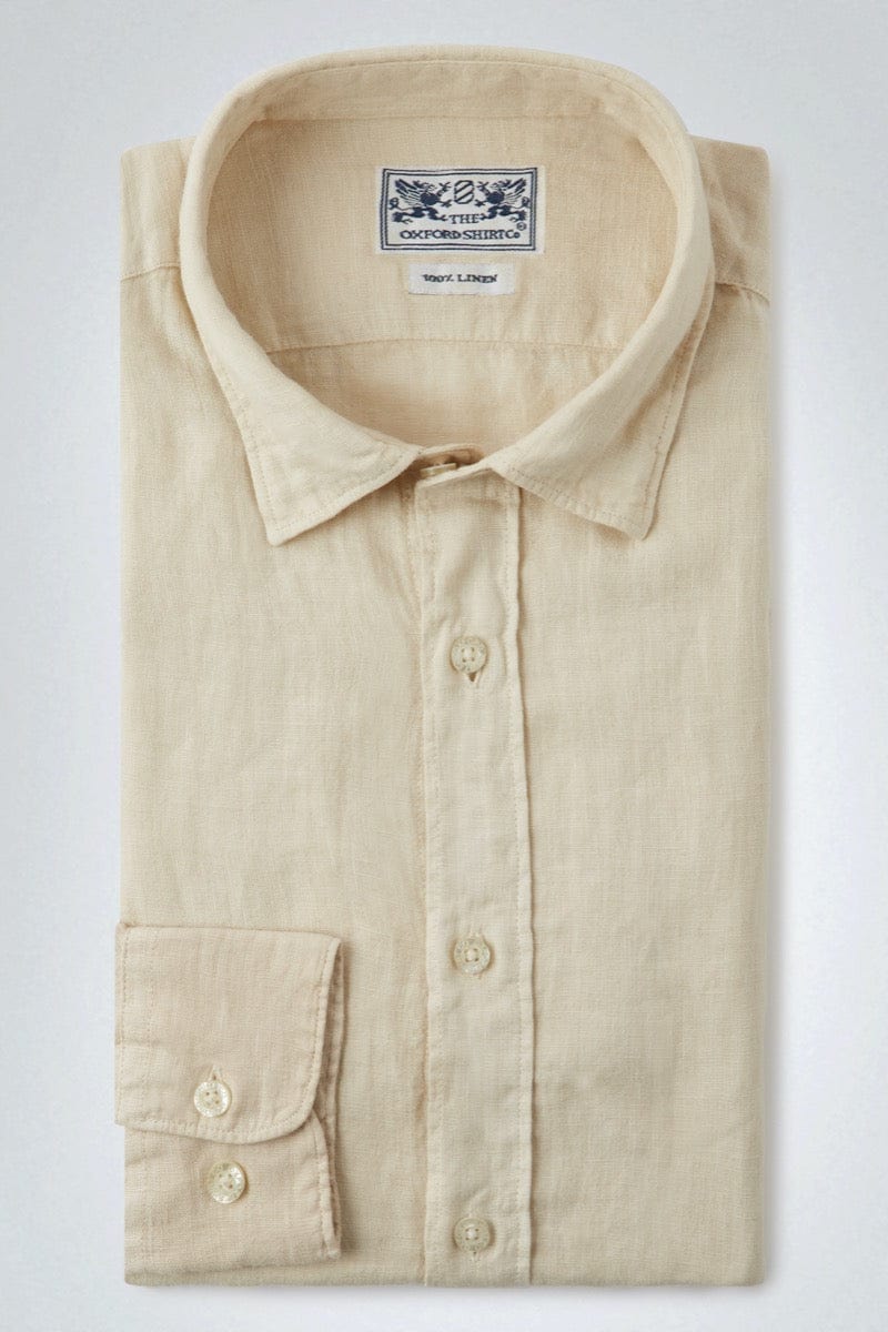 Womens Linen Shirt in Natural