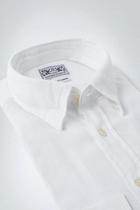 Womens Linen Shirt in White