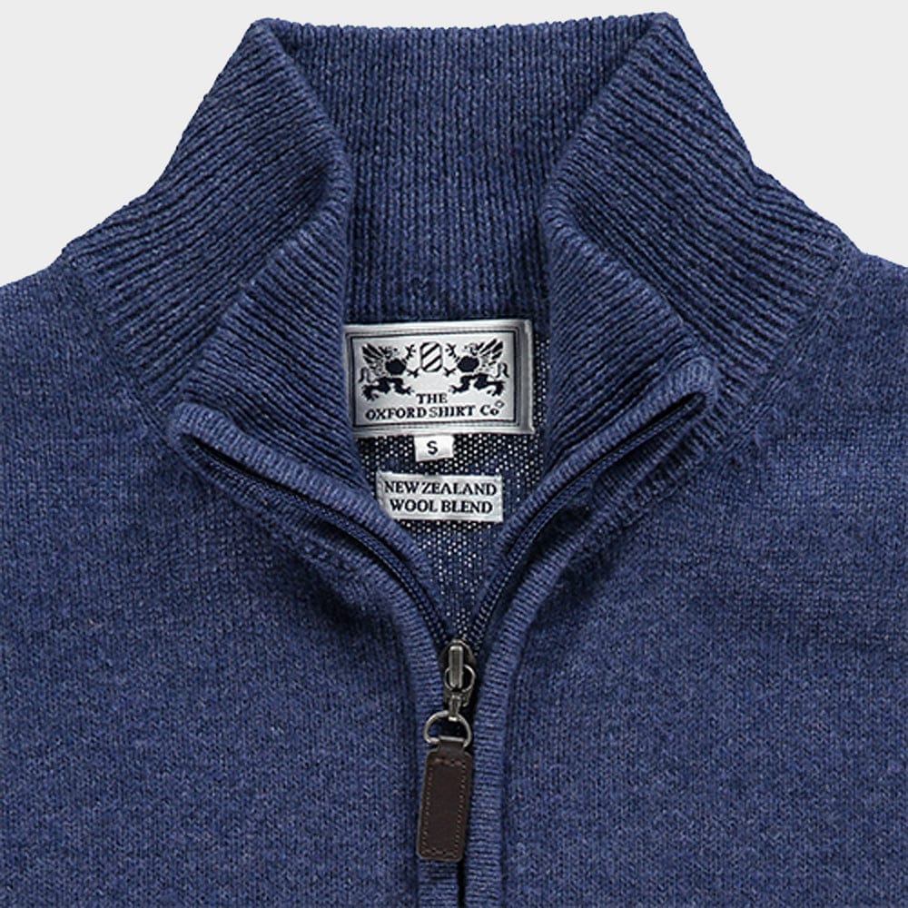 Wool Gilet in Denim