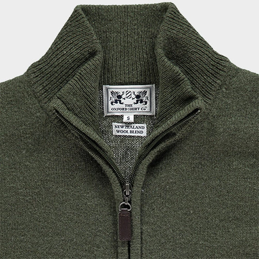 Wool Gilet in Olive